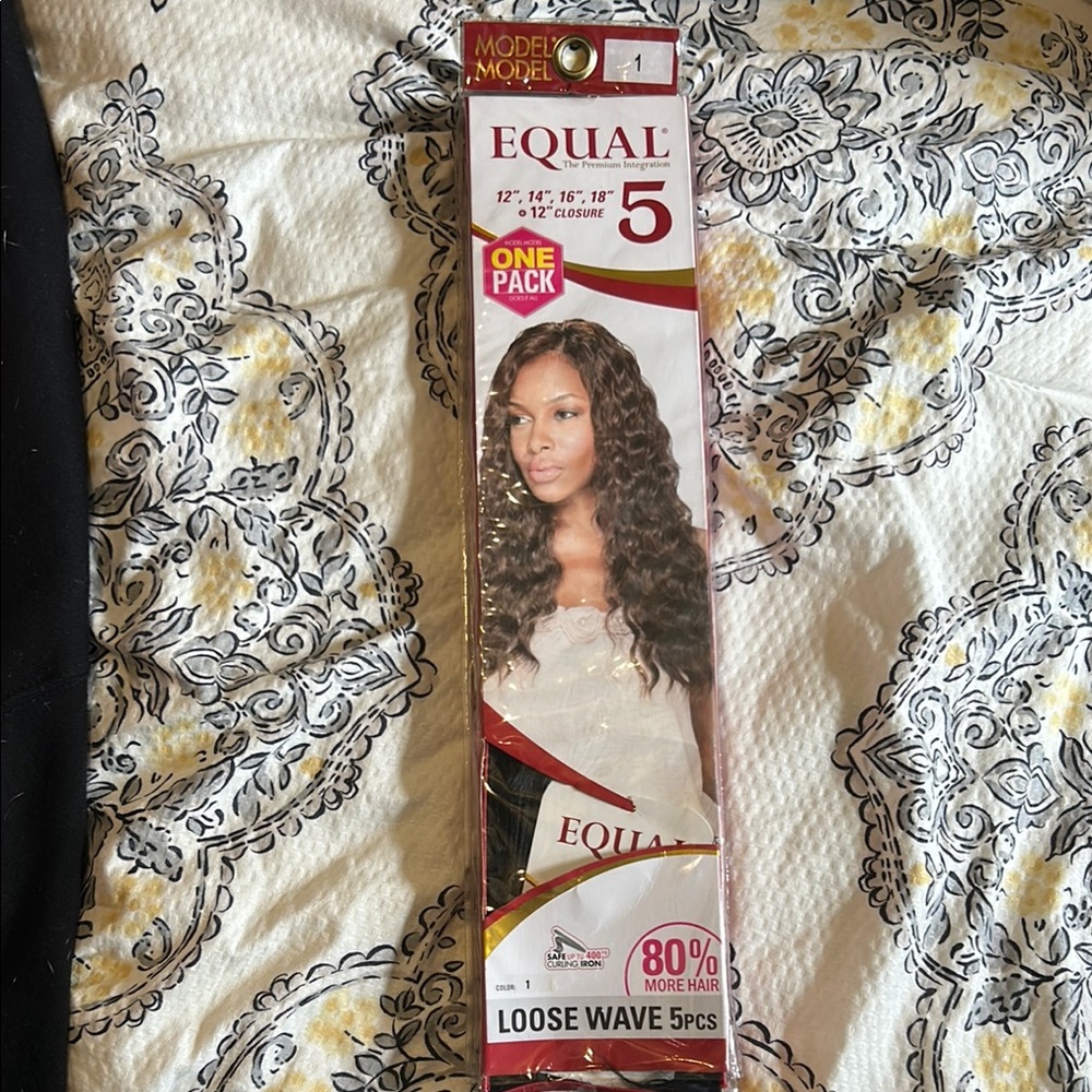 Black Loose Wave Hair Extensions Long Natural Texture